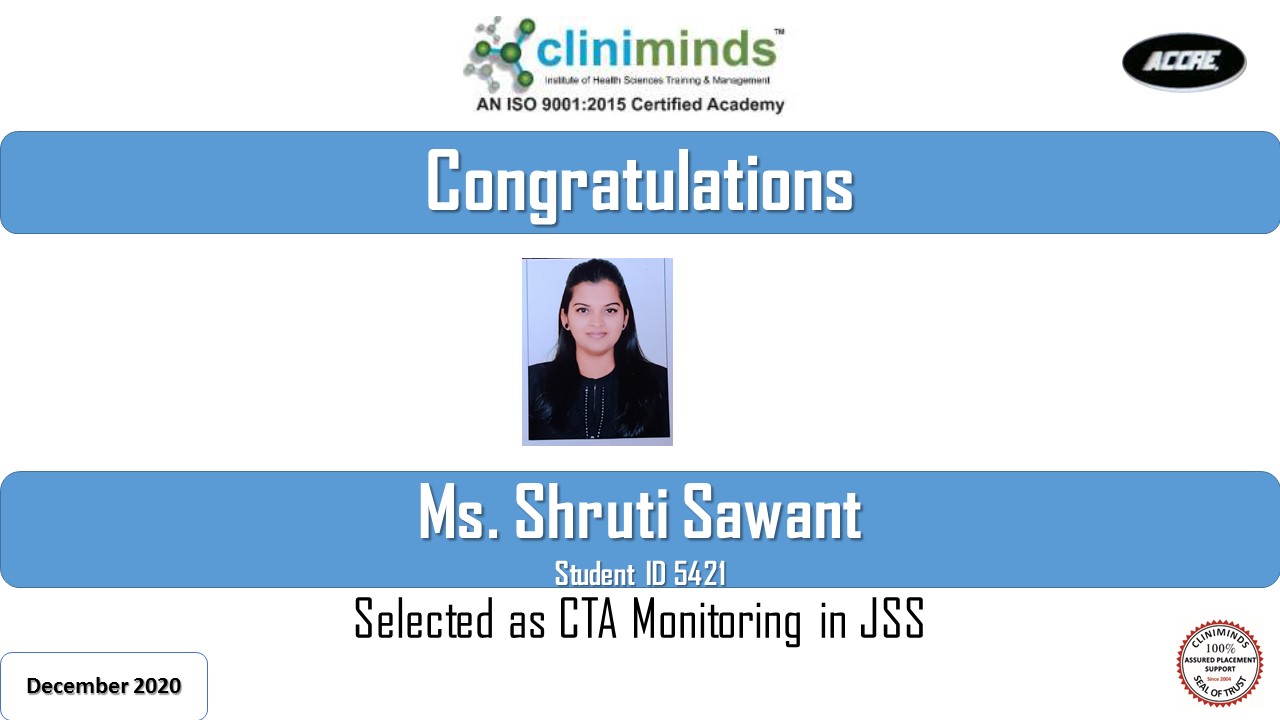 Cliniminds Drug Regulatory Affairs Placements